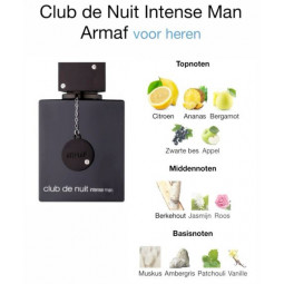 Club de Nuit Intense Man Armaf para Hombres - Perfumes-Arabia.com
