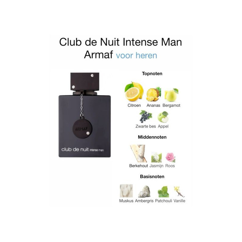 Club de Nuit Intense Man Armaf para Hombres - Perfumes-Arabia.com
