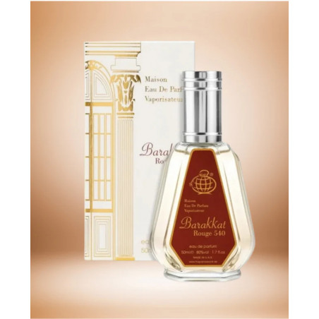 Barakkat Rouge 540 - Fragancia World 50 ml Eau de Parfum unisex