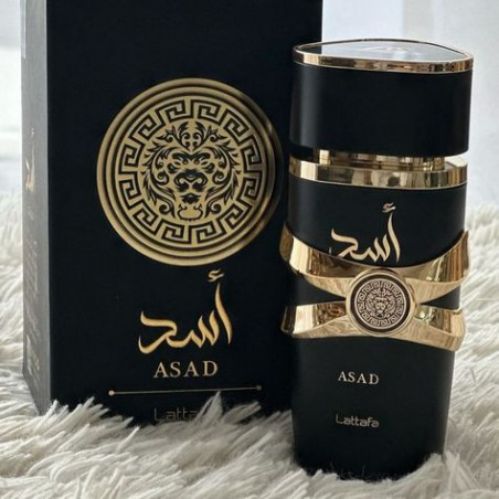 Asad de Lattafa – Oriental especiado masculino (pimienta, vainilla) Perfumes-arabia.com