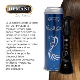Aceite de Serpiente para Cabello - HEMANI -120ml-Perfumes-Arabia.com