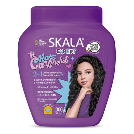 Crema Acondicionadora Mais Cachinhos 1000ml - Skala-Perfumes-Arabia.com