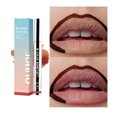 OUHOE Lip Liner Stay-N | Delineador de Labios de Larga Duración-Perfumes-Arabia.com