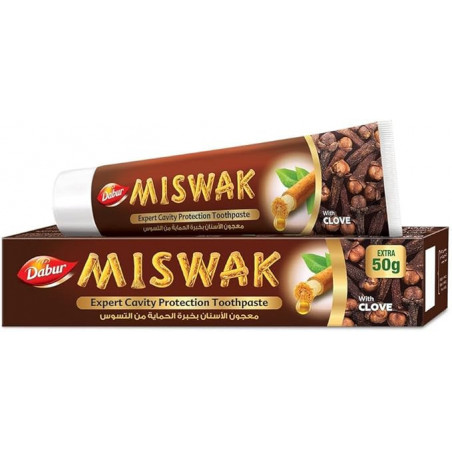 Pasta Dental Miswak con  Extracto de Clavo | Higiene Oral Árabe | Perfumes Arabia