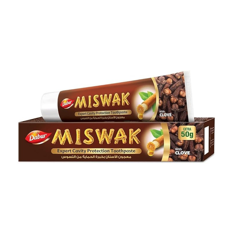 Pasta Dental Miswak con  Extracto de Clavo | Higiene Oral Árabe | Perfumes Arabia