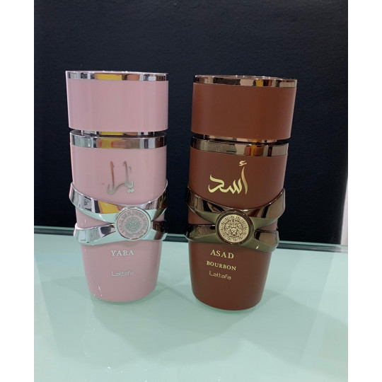 Combo Asad Bourbon + Yara de Lattafa – Intensidad y dulzura