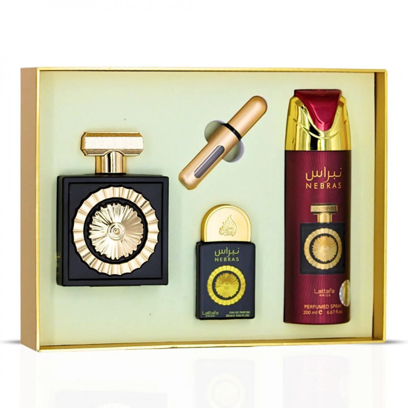 Nebras Gift Set Lattafa | Estuche de Perfumes Árabe – Perfumes Arabia
