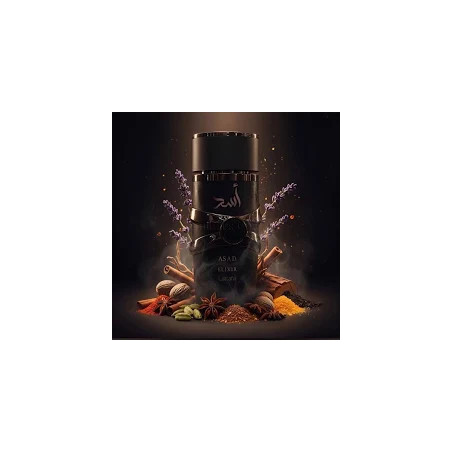 Asad Elixir Lattafa | Perfume Árabe Masculino Intenso