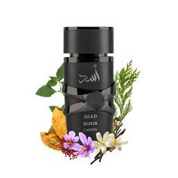 Asad Elixir Lattafa | Perfume Árabe Masculino Intenso